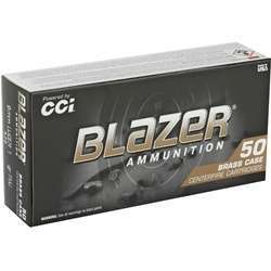 CCI Blazer Brass 124 GR FMJ 50 Rounds