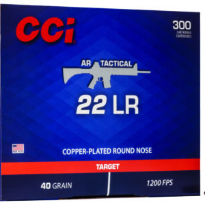 CCI AR Tactical .22 LR 40 GR CPRN 300 Rounds
