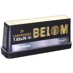 Belom 7.62x39 123 GR FMJ 20 Rounds
